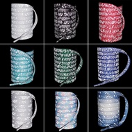 [Only Shoelaces] Luminous Fluorescent 3M Reflective Shoelace Rope AF1 Air Force One AJ1 Black White 