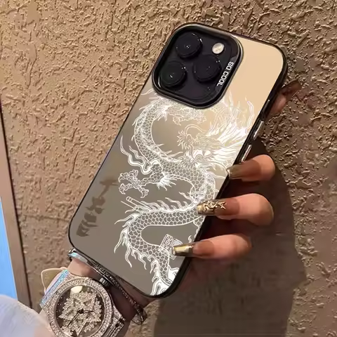 Luxury Dragon Case For Motorola Moto G84 5G G34 G24 G14 G04 G04S G53 G23 G13 G22 G10 G20 G30 E22 E32