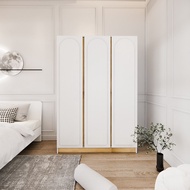 Koncept Furniture ตู้ผ้า 3 บานเปิด KC-PLAY รุ่น NORDIS สีขาว-ลินเบิร์ก (137x60x200 ซม.)