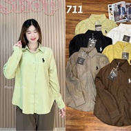 KEMEJA WOMEN'S SHIRT TOP 711 711.1 SOFT SUEDE NEWEST SO BEAUTIFUL