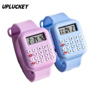 UPLUCKEY Micro Calculator Watch, Multifunctional Cartoon Electronic Digital Calculator, Casual Date 