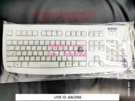 現貨 研華鍵盤 工業電腦鍵盤 工控機圓口鍵盤 白色鍵盤PS2接口工業級