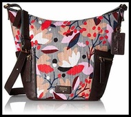 FOSSIL EMERSON HOBO FLOWER NWT TERBARU