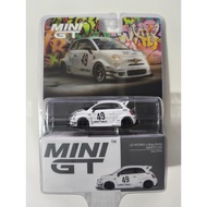 Mini GT LB Work x Abas Works Abarth 595 Gara White 809