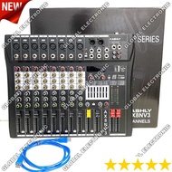 Mixer Ashley AX8N Original Ashley 8 Channel USB Bluetooth Digital Effect Reverb 99dsp (32bit) Mixer 8 Channel