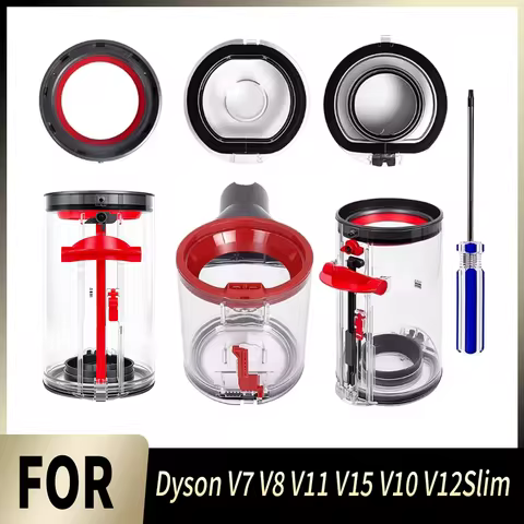 Dust Bucket Dust Bin Replacement Part Sealing Ring Base Lid For Dyson V7 V8 V11 V15 V10 V12Slim Vacu