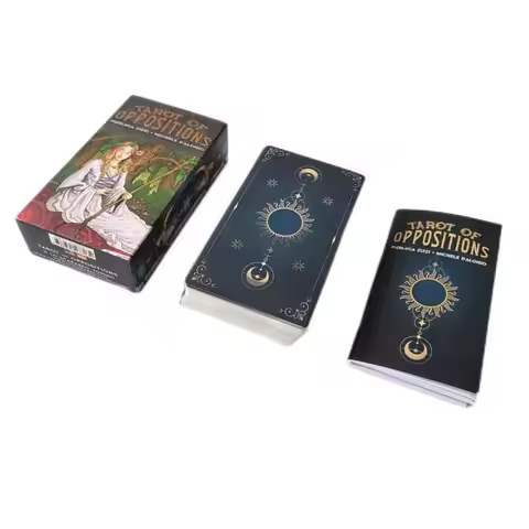 12x7cm Tarot Of Oppositions 78 Cards English Version Tarot Tarot Deck Tarot Card Tarot Deck Oracle C