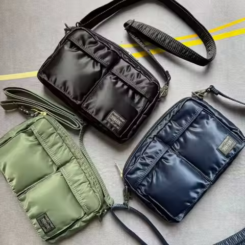 Porter Tanker 622-08634 Sling Bag 23*14*5cm Lightweight Nylon Crossbody Men Sports Chest Shoulder Ba