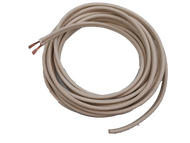 Flat Cord Wire 3.5mm 2C (AWG 12/2) Pre cut by (PHILFLEX) Extension Wire Cord 3.5mm 2C  Electrical Fl