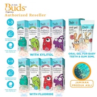 Organic Buds Toothpaste Green Apple 50ml - Children's Toothpaste Gel