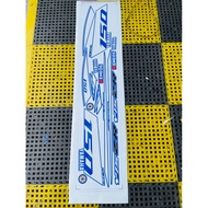 Exciter car sticker 150 gp
