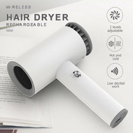 USB Rechargeable Cordless Hair Dryer Versatile Portable Hairdressing