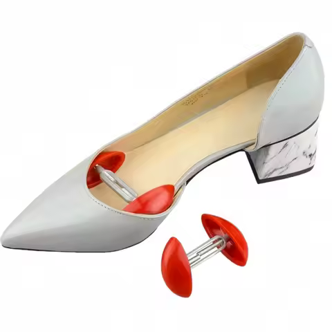 1pair Unisex Shoe Support Adjustable Plastic Shoe Expander for Anti Wrinkle Support High Wide Suppor