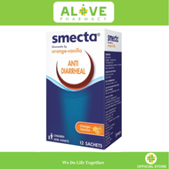 Smecta Powder Orange Vanila 3G x 12s