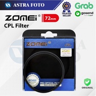 ZOMEI 72mm CPL Circular Polarizing Lens Camera Filter - 72 mm CPL Filter