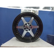 Car Rims r17 racing soluna jazz avanza city sigra mobilio yaris hole 4x100-114,3 Car Rims ring17 hsr