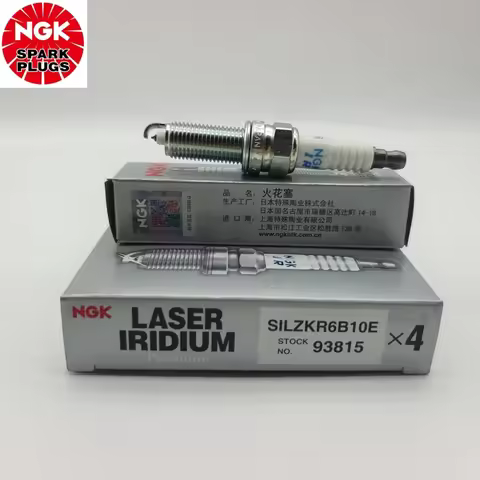 4Pcs Original NGK SILZKR6B10E 93815 Laser Iridium Platinum Spark Plug For Hyundai VERNA Avante Elant
