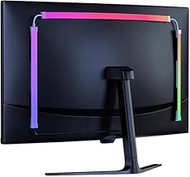 RGB Ambient Light Bar, Under Monitor Light Bar, Computer Back, Ambient LED Strip, 3 Sides, Neon LED 