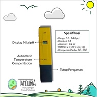 BARU TANDURIA -PH Meter Alat Ukur kadar Keasaman Air dan Tanah PH