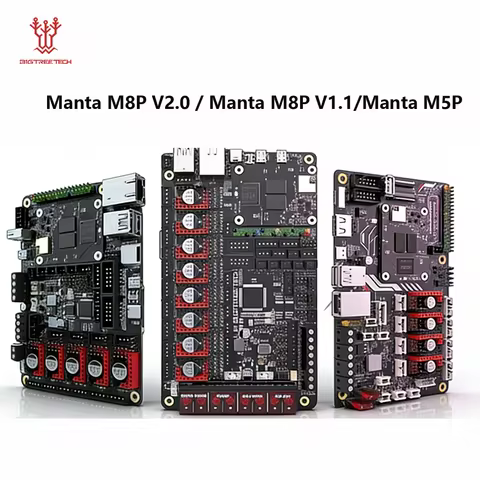 BIGTREETECH Manta M8P V2.0 Motherboard STM32H723ZE 32bit for Klipper Raspberry Pi For Voron V0 Ender
