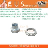 2 PIECES 14MM NUT/WASHER/BASE RING/CONE ABSORBER MOUNTING -PERODUA MYVI ,VIVA ,KELISA ,KENARI ,VIVA ,KANCIL ,AXIA ,BEZZA