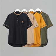 Shirt Men's Simple Cool Short Sleeve FATHAN Men's Muslim Clothing Men's Muslim Clothing Men's Formal