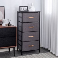 spacioz - 日式抽屜式收納櫃 客廳儲物櫃 鬥櫃 布藝抽屜 - 4層