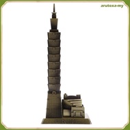 [ArutoxaMY] Vintage Taipei 101 Building Architecture Model of Desktop Ornament Travel Souvenir Gift