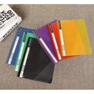 SG READY STOCK A4 Clear Management File Documents Folder Hole Plastic Binder Work Files
