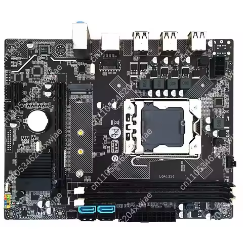 Professional X79 LGA 1356 Motherboard DDR3 M.2 Slot Compatible with E5 CPU Six Core HM65 Chipset