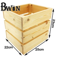 (Crate)Pine Wood Crate Decoration A006