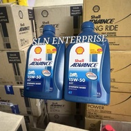 4T Shell Advance AX7 (15W/50) 1L Original Shell