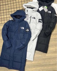 韓國預訂 3色選 The North Face 刺繡logo dryvent 防水 長身羽絨