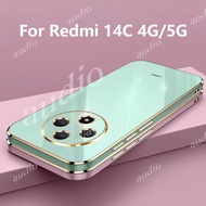 Redmi 14C 4G 5G Luxury Electroplated Casing For Redmi 14C Redmi14C 4G 5G 2024 Phone Case Luxury Plat
