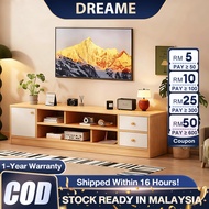𝑫𝑹𝑬𝑨𝑴𝑬【Multi-Size】 TV Cabinet 3FT/4FT/5FT/6Ft | Kabinet TV/Rak TV | Wooden Media Storage Console