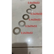 SHIM KING PIN PEN PS 0.2X29X53/ 0.3X29X53/ 0.4X29X53/ 0.5X29X53/ 0.6X29X53, PRICE PER 1 PCS