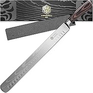 KESSAKU Carving Knife - 12 inch - Samurai Series - Razor Sharp - Granton Edge - Forged 7Cr17MoV High