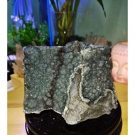 collection item green druzy amethyst/紫晶镇/Amethyst geode/紫晶洞/Amethyst cave/