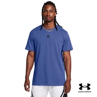 Under Armour Men's Curry Logo Heavyweight T-Shirt - BLUE (432)