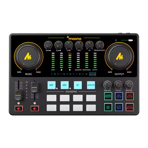 MAONO Maonocaster E2 Gen2 Intergrated Audio Interface Production Studio Podcast Equipment Audio Inte