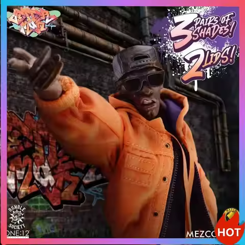 Original Box MEZCO TOYZ One 12 Collective Hoodz Letterman 1/12 in Stock Anime Action Collection Figu