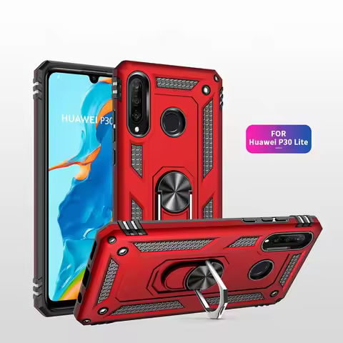 For Huawei P30 Lite Shockproof Case For Huawei P40 Lite E Pro P30 Pro P20 Lite P Smart Z 5G Ring Hol