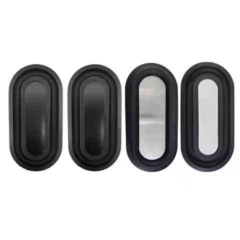 2PCS Speaker Oval Passive Radiator Replacement Bass Speaker Passive Radiator High Performance Rubber