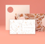 隨身口罩抗菌收納盒 萬用小物盒 防疫小物-白色幾何