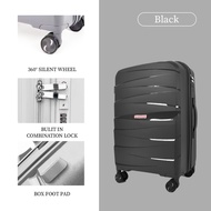 SKY383 3-In-1 Luggage Set with Water-Resistant Hard Shell
