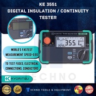 KYORITSU KE 3551 Insulation / Continuity Testers