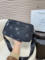 Prada 普拉達prada尼龍包郵差包男士相機包斜挎包7