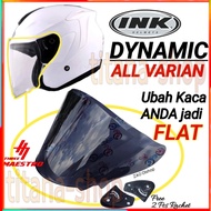 INK DYNAMIC flat venom helmet visor flat visor open venom ink dynamic