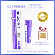 Kem Ngăn Ngừa Mụn Galderma Benzac AC 5% Benzoyl Peroxide Water Base Gel 15g