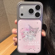 G.O.A.T cute cartoon casing Compatible for iPhone 17 pro max iPhone 17 16 15 14 pro max Anti -fallin